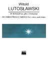 20 polish Christmas Carols for voice and piano score (pol),  archive copy