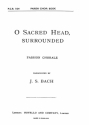 Hans Leo Hassler, Hasler O Sacred Head Surrounded in Eb SATB and Organ Chorpartitur