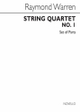 Raymond Warren, String Quartet No.1 (Parts) Streichquartett Buch