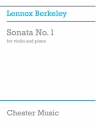 Lennox Berkeley: Sonata No. 1 For Violin And Piano Violin, Piano Accompaniment Score and Parts