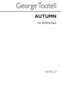 George Tootell, Autumn SATB and Piano Chorpartitur