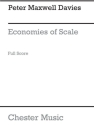 Peter Maxwell Davies: Economies Of Scale (Score) Chamber Group, Clarinet, Violin, Cello, Piano Chamber Score