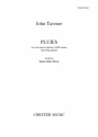 John Tavener: Pluies (Full Score) Mezzo-Soprano, SATB, String Quartet Score