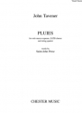 John Tavener: Pluies (Vocal Score) Mezzo-Soprano, SATB, Piano Accompaniment Vocal Score