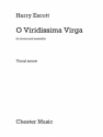 Harry Escott, O Viridissima Virga SATB and Organ Chorpartitur