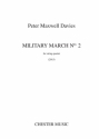 Peter Maxwell Davies: Military March No.2 (Score/Parts) String Quartet Score and Parts