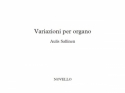 Aulis Sallinen, Variazioni Per Organi Orgel Buch