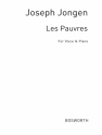 Joseph Jongen: Les Pauvres (Vocals And Piano Only) Piano, Voice Score