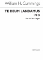 William H. Cummings, Te Deum Laudamus In D SATB and Organ Chorpartitur