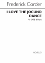 F. Corder, I Love The Jocund Dance SATB and Piano Chorpartitur