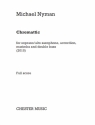 Michael Nyman: Chromattic (Score/Parts) Soprano Saxophone, Alto Saxophone, Accordion, Marimba, Double Bass Score and Parts