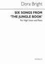 Dora Bright, Jungle Book Six Songs Vocal and Piano Buch