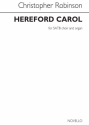 Christopher Robinson, Hereford Carol SATB and Organ Chorpartitur