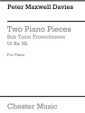 Peter Maxwell Davies: Two Piano Pieces Piano Instrumental Work