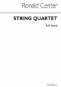 Ronald Center, String Quartet Streichquartett Partitur