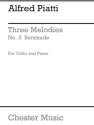 Serenade from 'Three Melodies' for cello and piano