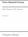 Peter Maxwell Davies: The Dream Of St. Ursula (Score) Bassoon, Clarinet, Bass Clarinet, Contrabassoon Score