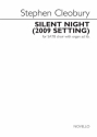 Stephen Cleobury, Silent Night (2009 Setting) SATB and Organ Chorpartitur