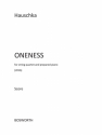 Hauschka: Oneness (Score) String Quartet, Piano Chamber Score