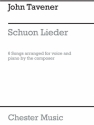 John Tavener: Schuon Lieder Voice, Piano Accompaniment Vocal Score