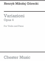 Variazioni op.4 for violin and piano