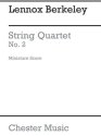 Lennox Berkeley: String Quartet No.2 Op.15 (Miniature Score) String Quartet Score