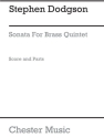 Stephen Dodgson: Sonata For Brass Quintet - Score And Parts (Just Bras Brass Quintet Instrumental Work