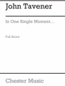 John Tavener: In One Single Moment (Score) String Quintet, Handbells, Percussion, TTBB Score