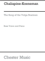 Feodor Chaliapine: The Song Of The Volga Boatmen Bass Voice, Piano Accompaniment Vocal Score