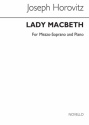 Joseph Horovitz, Lady Macbeth - A Scena Mezzo Soprano Voice and Piano Buch