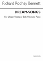 Richard Rodney Bennett, Dream-Songs Vocal and Piano Buch