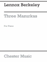 Lennox Berkeley: Three Mazurkas For Piano Op. 32 No. 1 Piano Instrumental Work