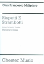 Rispetti e Strambotti for string orchestra (string quartet) study score