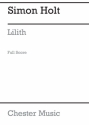 Holt: Lilith (Full Score) Orchestra Score