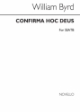 William Byrd, Confirma Hoc Deus (English/Latin) SATB Chorpartitur