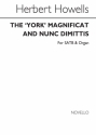 Herbert Howells, Magnificat & Nunc Dimittis (York) SATB and Organ Buch