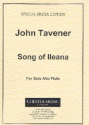 John Tavener, Song Of Ileana Alto Flute Buch