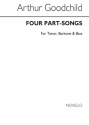 John Goodchild, Four Part-Songs Men's Voices Chorpartitur