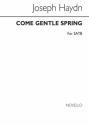 Franz Joseph Haydn, Come Gentle Spring SATB and Piano or Organ Chorpartitur