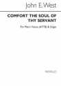 John West, Comfort The Soul Of Thy Servant TTBB Organ Accompaniment Chorpartitur