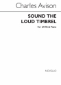 Charles Avison, Sound The Loud Timbrel SATB and Piano Chorpartitur