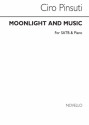 Ciro Pinsuti, Moonlight And Music SATB and Piano Chorpartitur