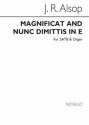 J.R. Alsop, Magnificat And Nunc Dimittis In E SATB and Organ Chorpartitur