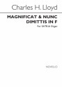 Charles Harford Lloyd, Magnificat And Nunc Dimittis In F SATB and Organ Chorpartitur