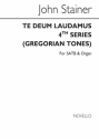 Sir John Stainer, Te Deum Laudamus 4th Series (Gregorian Tones) SATB and Organ Chorpartitur