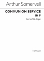 Arthur Somervell, Communion Service In F SATB and Organ Chorpartitur