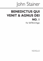 Sir John Stainer, Benedictus Qui Venit & Agnus Dei (No.1) In E Flat SATB and Organ Chorpartitur