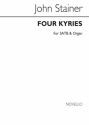 Sir John Stainer, Four Kyries SATB and Organ Chorpartitur