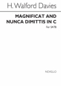 H. Walford Davies, Magnificat And Nunc Dimittis In C for SATB Chorus SATB Buch