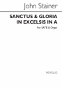 Sir John Stainer, Sanctus And Gloria In Excelsis In A SATB and Organ Chorpartitur